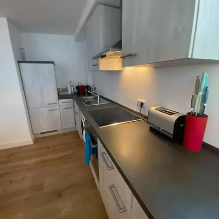Schloss & Altstadt - Modern & Stylish Fuer 6 Kueche Apartment